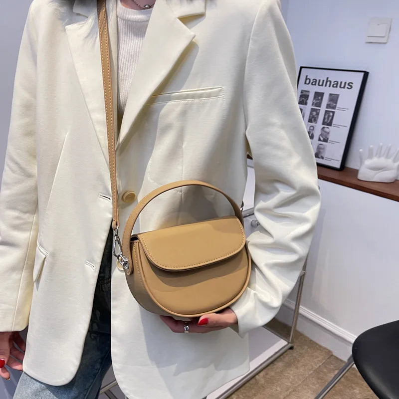 Women's Flap Shoulder Bag PU Leather Crossbody Handbag