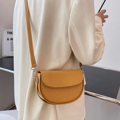 Women's Flap Shoulder Bag PU Leather Crossbody Handbag