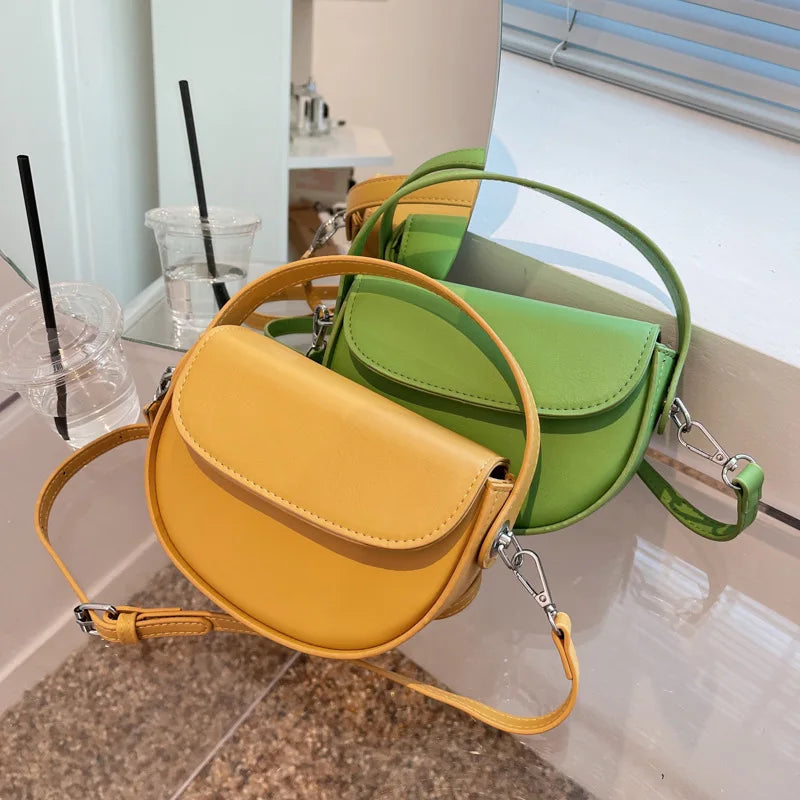 Women's Flap Shoulder Bag PU Leather Crossbody Handbag