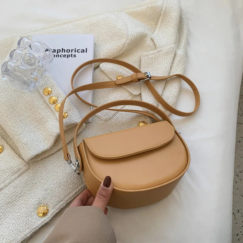 Women's Flap Shoulder Bag PU Leather Crossbody Handbag