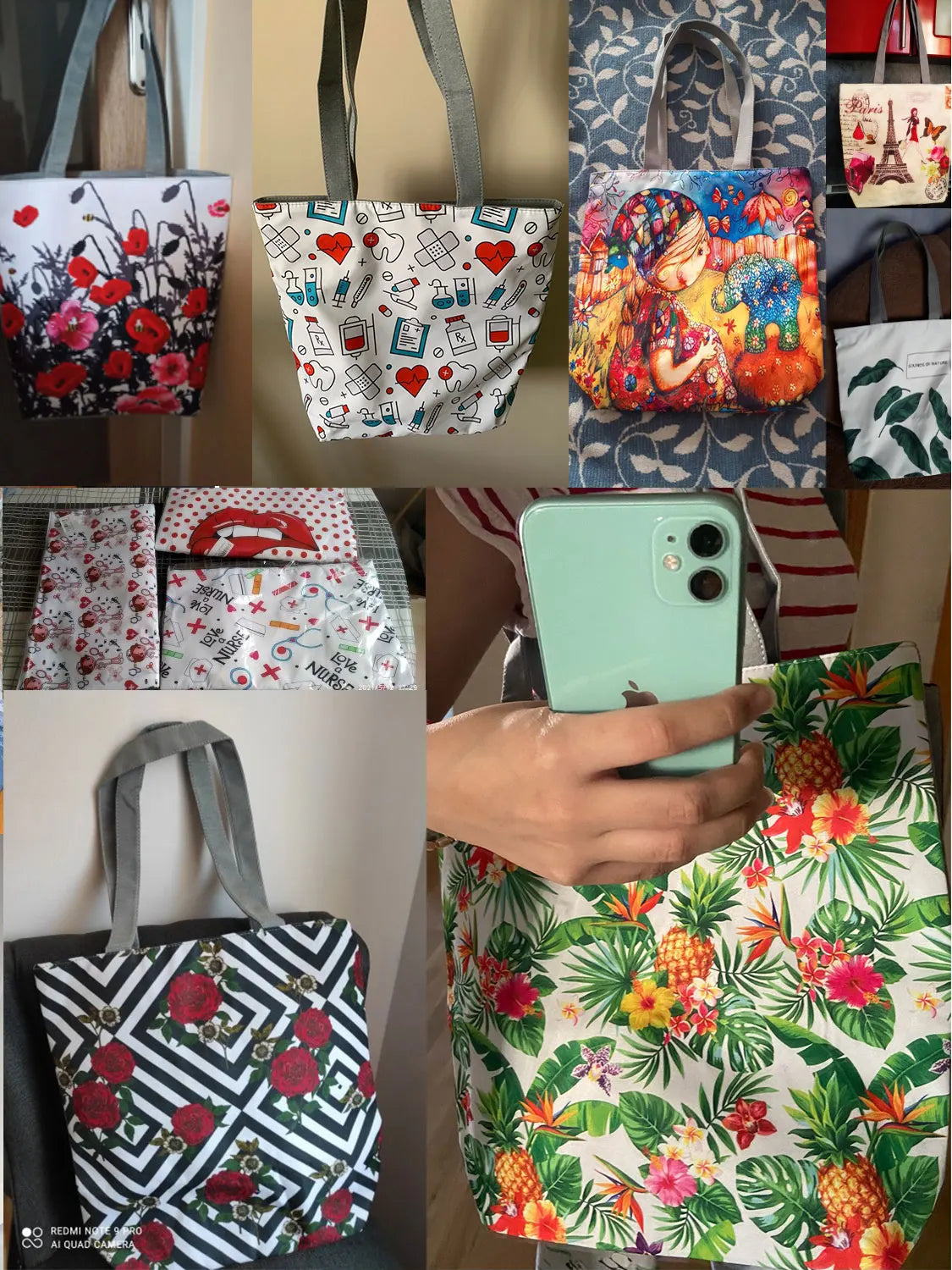 Floral Animal Print Shoulder Bag Ladies Butterfly All-Match Handbags