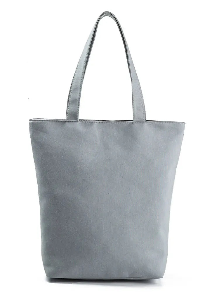 Floral Printed Eco Reusable Shopping Bag with Pockets