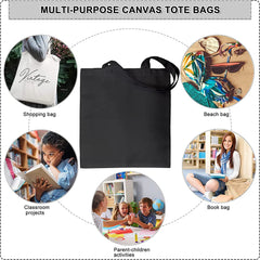 Flower Letter Printing Tote Bags for Women Reusable Shopping Bag
