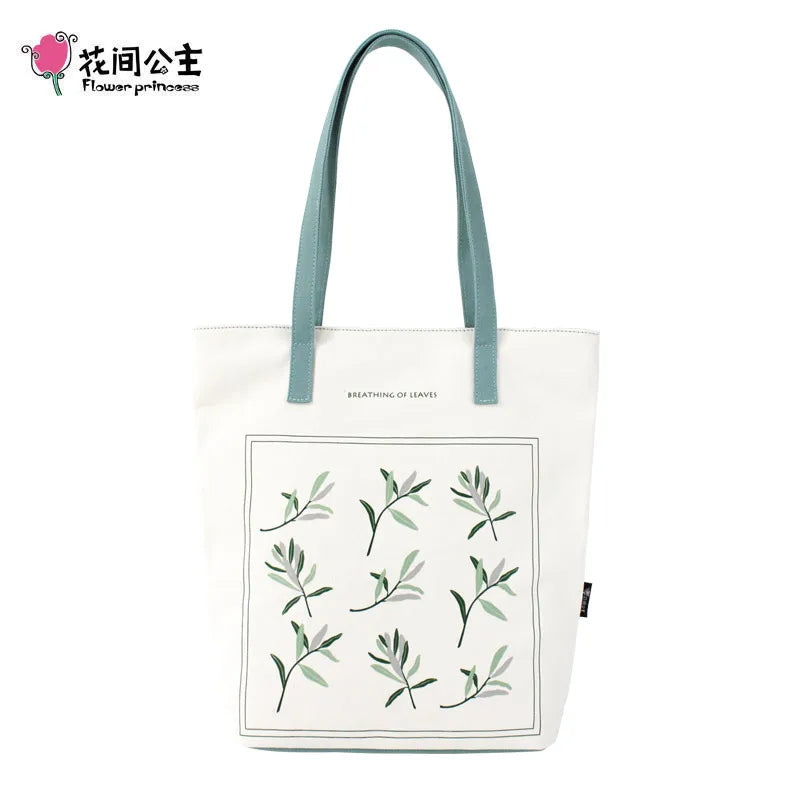 Canvas Shoulder Bag 13 inch Laptop Woke Bag Large Capacity Girls Tote Bags