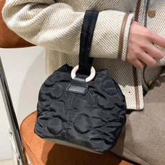 Flower Quilted Women Messenger Bag Chain Ladies Handbag Embroidered Lightweight