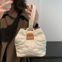 Flower Quilted Women Messenger Bag Chain Ladies Handbag Embroidered Lightweight