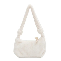 Fluffy Plush Bags For Women Handbags Tote Shoulder Messenger Bag