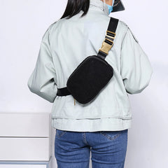 Fluffy Wool Fanny Pack Waist Belt Bag Women Crossbody Bag