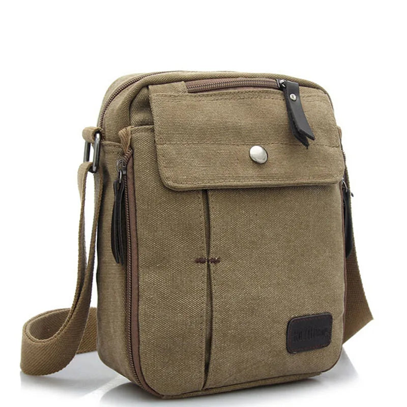 Canvas Men Messenger Bag Shoulder Travel Bag LM0001