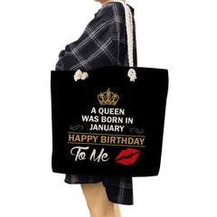 Eco Reusable Shopping Bag Crown Shoulder Tote High Capacity Handbags