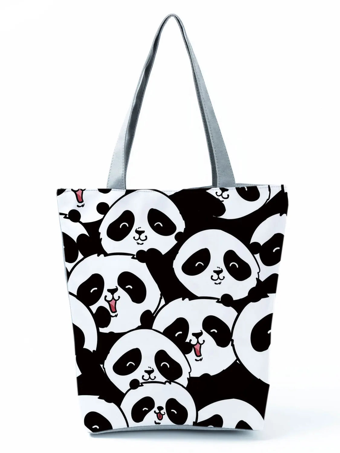 Panda Animal Foldable Shopping Bag Large Capacity Tote Handbag