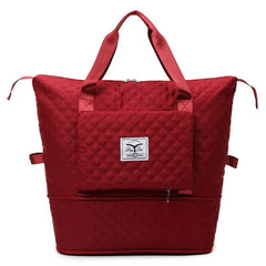 Large Capacity Foldable Tote Travel Bag Waterproof Duffel Shoulder Bag