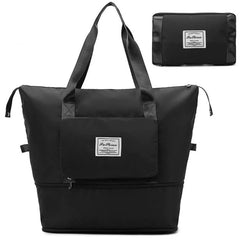 Foldable Large Gym Bag Waterproof Expandable Dry Wet Shoulder Duffel