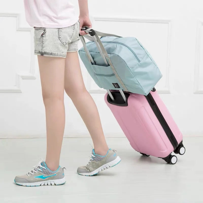 Foldable Oxford Cloth Travel Bags Unisex Large Capacity Aircraft Bag