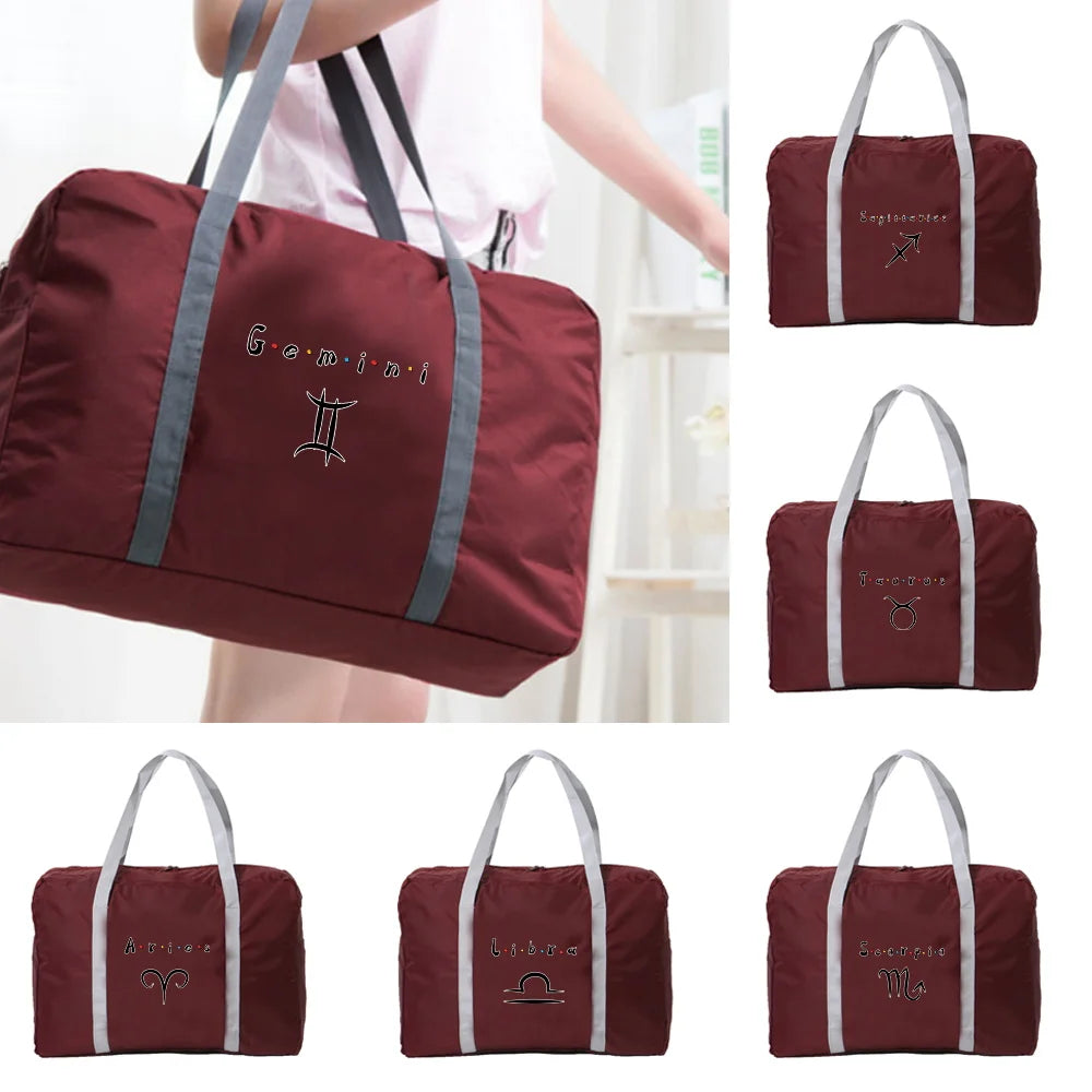 Travel Duffle Bag Large Capacity Clothes Organizer Constellation