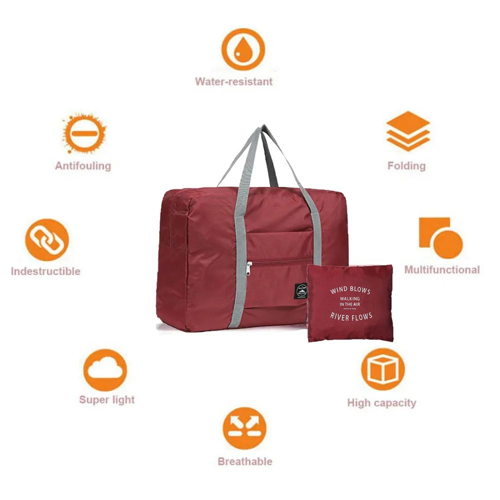 Large Capacity Travel Bag Duffle Bags Clothes Organizers