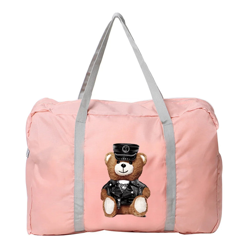 Waterproof Foldable Travel Bag Large Capacity Nylon Luggage Tote Portable Handba