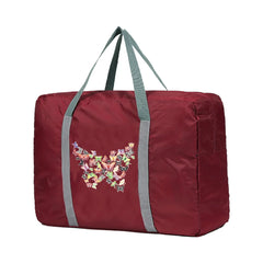 Foldable Travel Bags Portable Clothing Organizer Handbags Butterfly