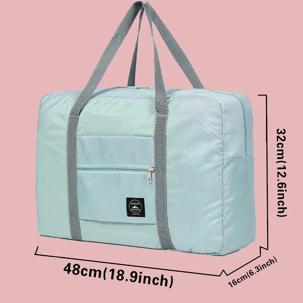 Foldable Travel Bags Women Handbags Duffle Bags Organizer Luggage
