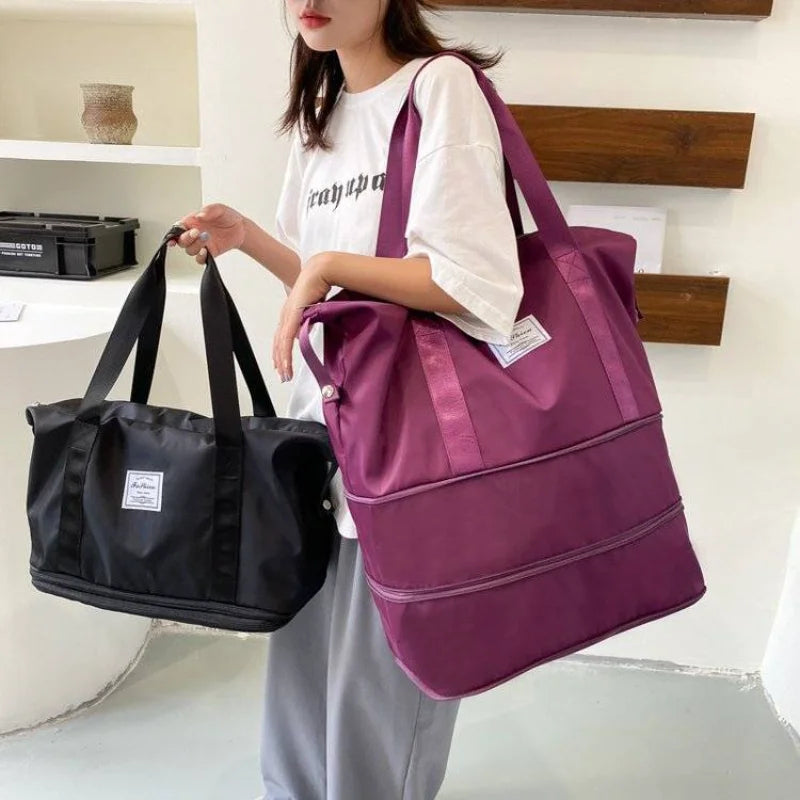Waterproof Large Capacity Travel Tote Bag Gym Yoga Storage Shoulder Handbag