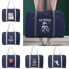 Astronaut Print Travel Tote Bag for Women