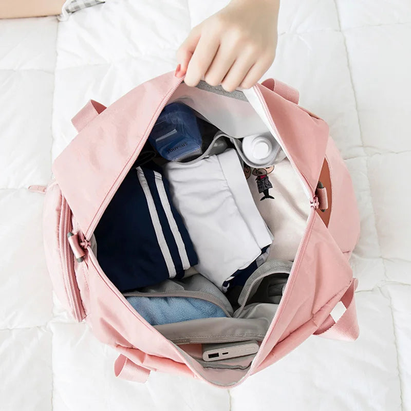 Travel Bags Unisex Organizer Duffle Pouch Weekend Sports Handbag
