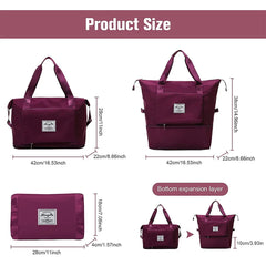 Waterproof Travel Tote Bag for Women Large Capacity Duffle Handbag