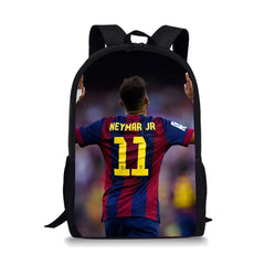 Neymar School Backpack Kids Bag Kindergarten Child Bookbag