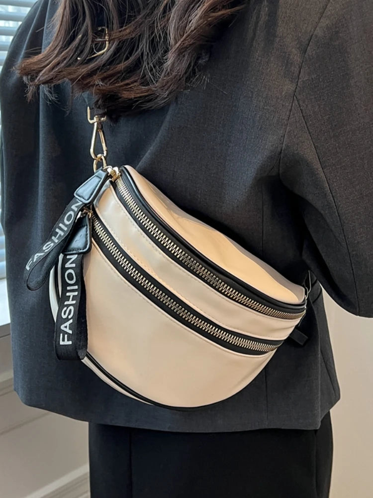 Foufurieux PU Women's Bag Korea Leather Square Lipstick Key Bag
