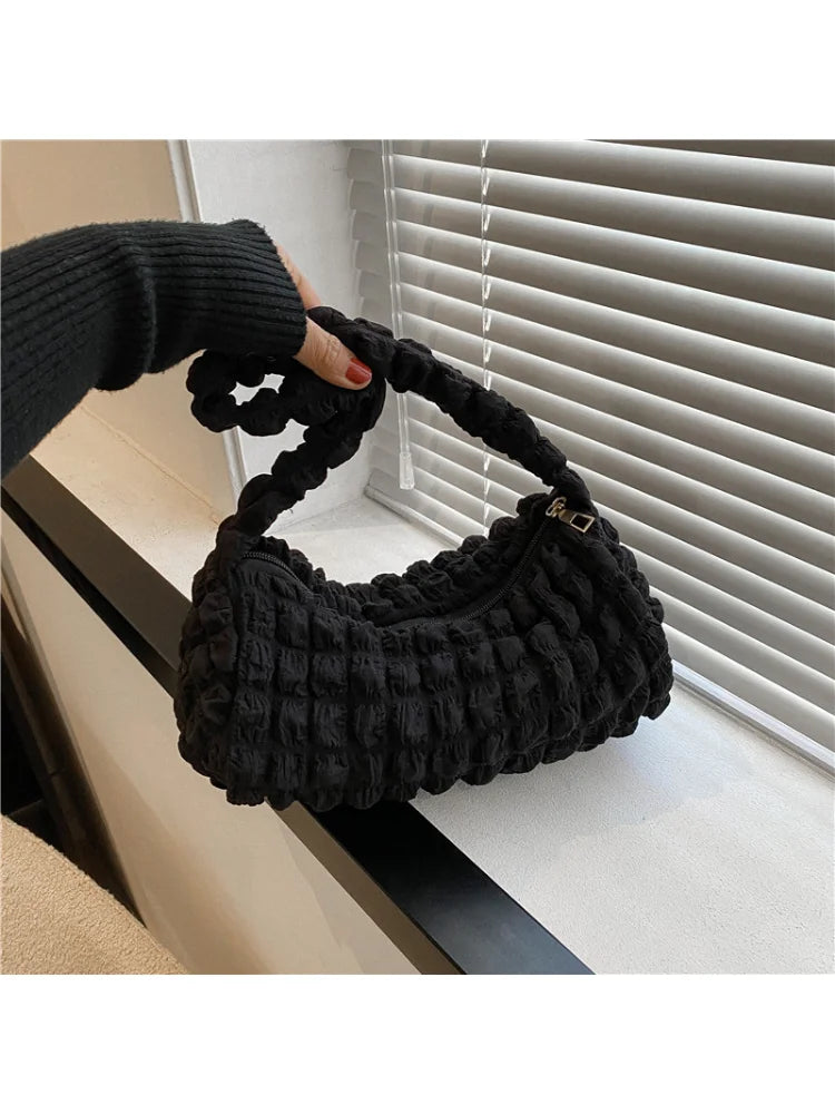 Quilted Shoulder Bags Nylon Tote Bag Waist Packs