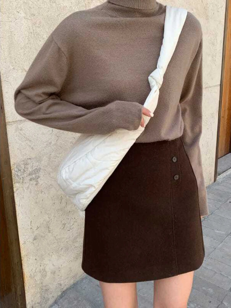 Foufurieux Canvas Satchel Bag Ladies Underarm Bag