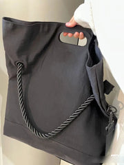 Nylon Shoulder Bag for Women Large Capacity Crossbody Handbag