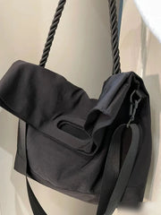 Nylon Shoulder Bag for Women Large Capacity Crossbody Handbag