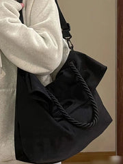 Nylon Shoulder Bag for Women Large Capacity Crossbody Handbag