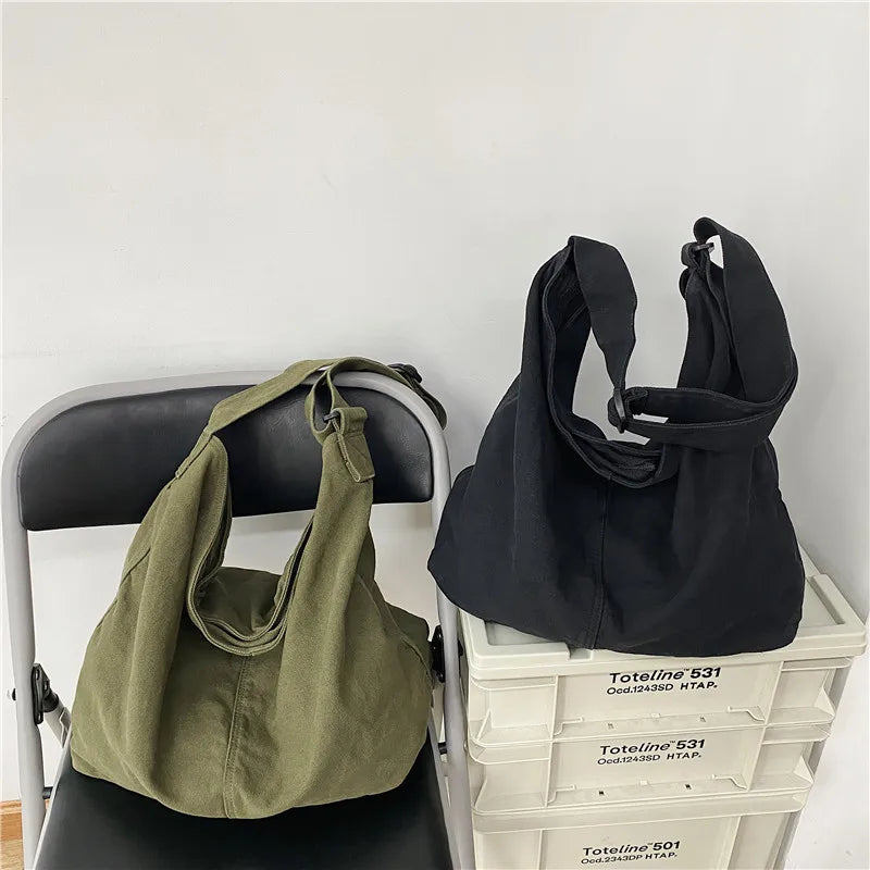 Japanese Street Harajuku Retro Canvas Shoulder Bag