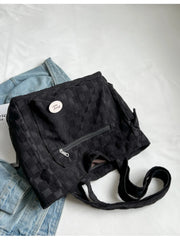 Foufurieux Women Casual Tote High Female Shoulder Solid Bags Large Capacity