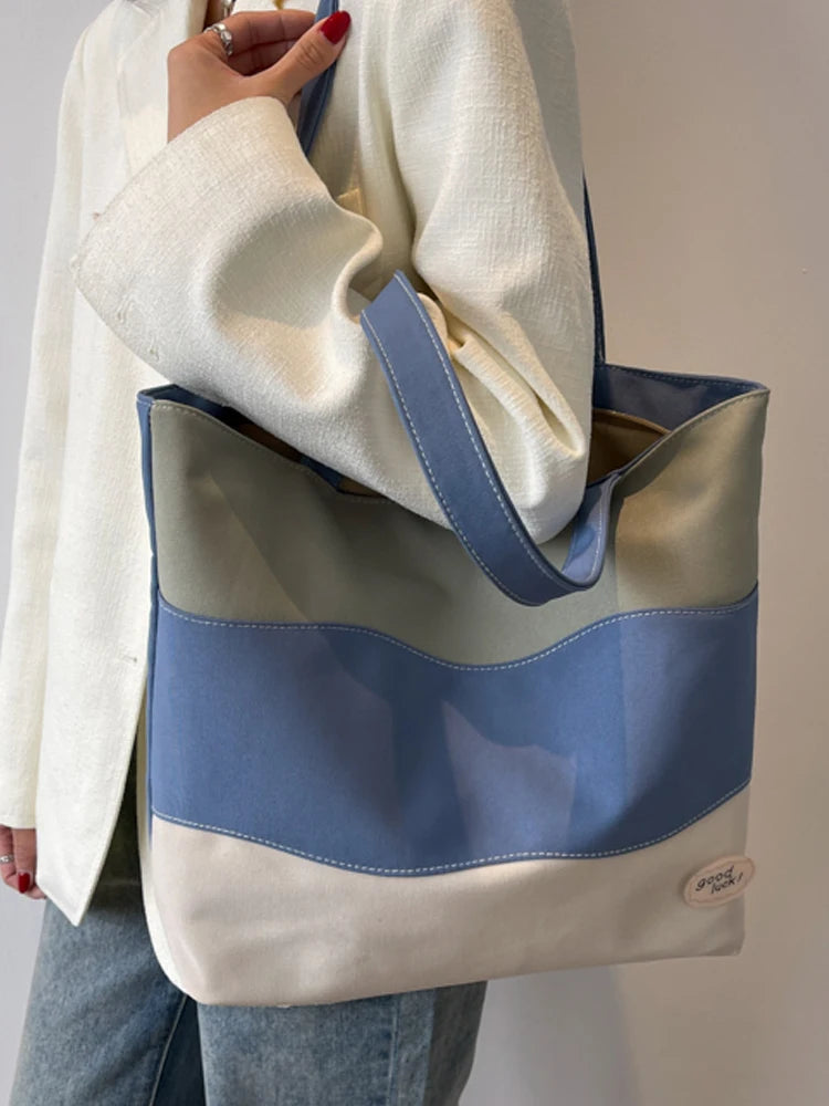 Foufurieux Canvas Outing Tote Bag for Women