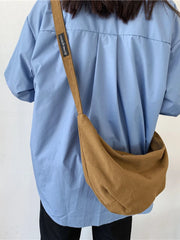 Foufurieux Canvas Shoulder Bag for Men and Women