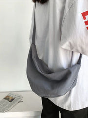 Foufurieux Canvas Shoulder Bag for Men and Women