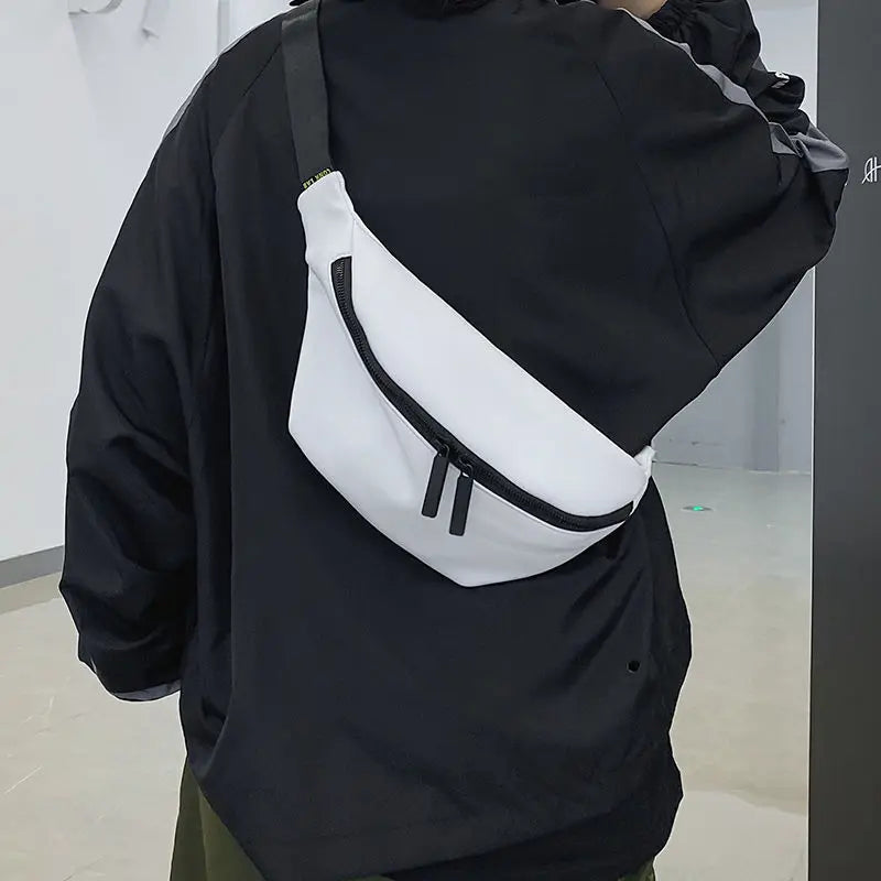 Foufurieux Men's Cross Body Bag Outdoor Sports Chest Bag