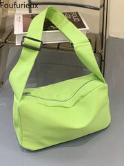 Nylon Canvas Messenger Bag Large Capacity Shoulder Bag