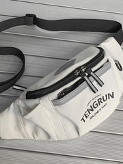 Nylon Reflective Chest Pack Waist Bag for Travel Crossbody