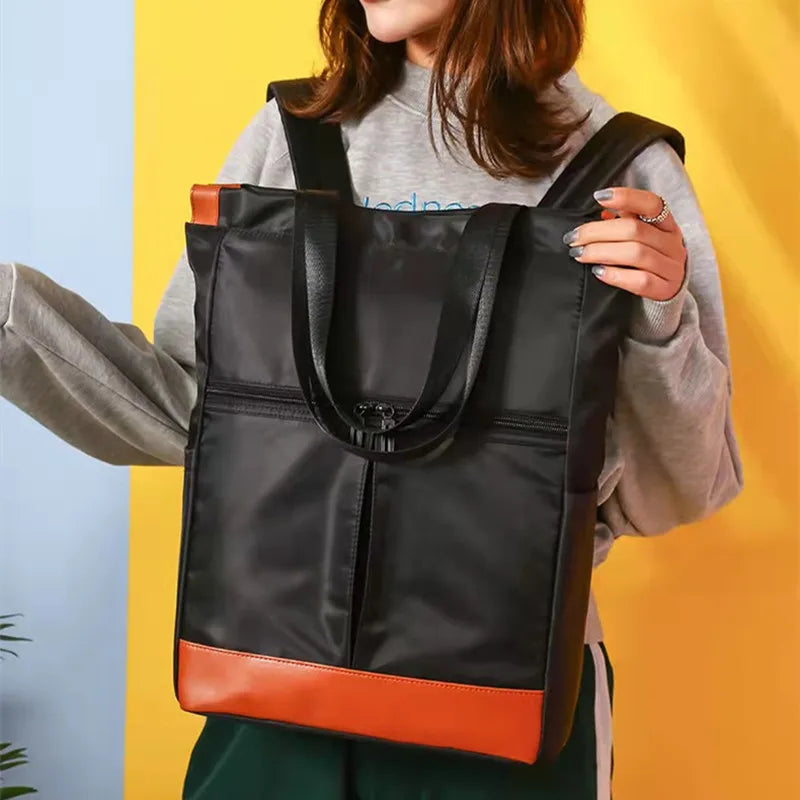 Four Seasons Outdoor Nylon Shoulder Bag, Fashionable Backpack