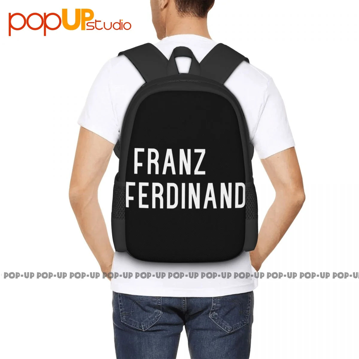 Franz Ferdinand Backpack Large Capacity Bookbag Portable Storage