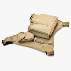 Canvas Waist Bags Drop Leg Bag Men Belt Bicycle Motorcycle Money Belt Pack