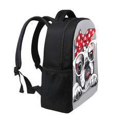 French Bulldog Portrait School Bag for Children Teenager Shoulder Schoolbag