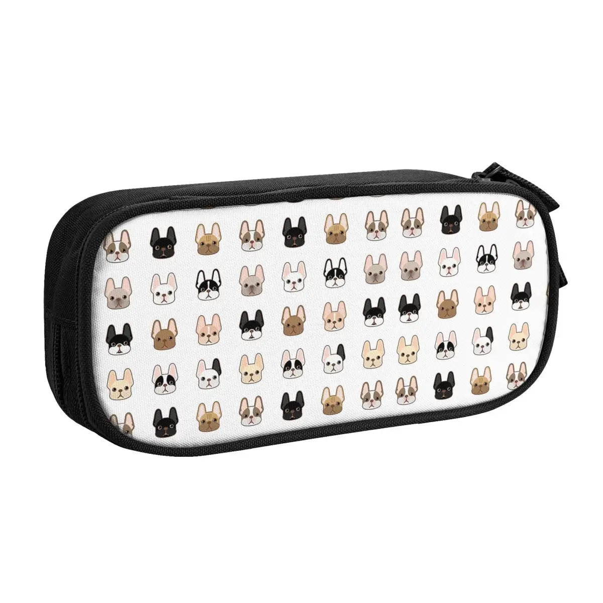 Frenchies Family Pen Box Student School Anime Zipper Pen Bag
