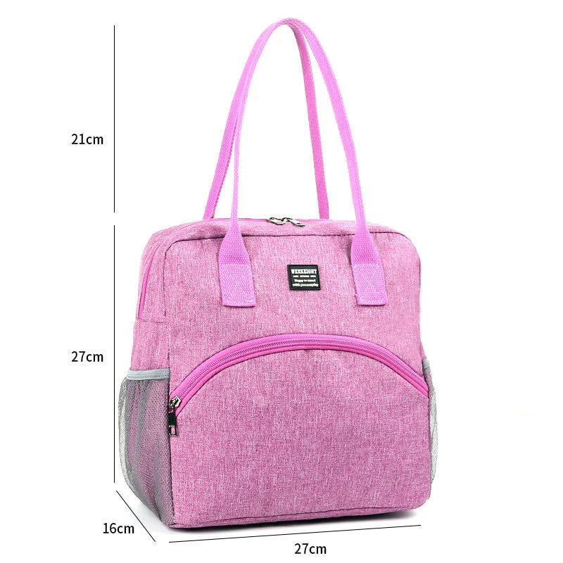 Insulated Lunch Bag for Women & Men, Shoulder Cooler Tote