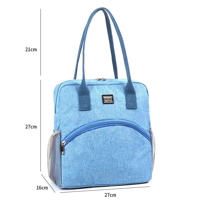 Insulated Lunch Bag for Women & Men, Shoulder Cooler Tote