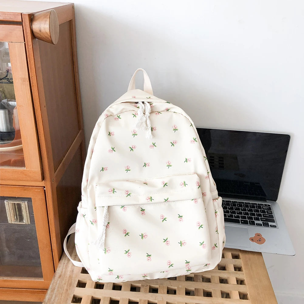 Nylon Denim School Bag Softback for Daughter